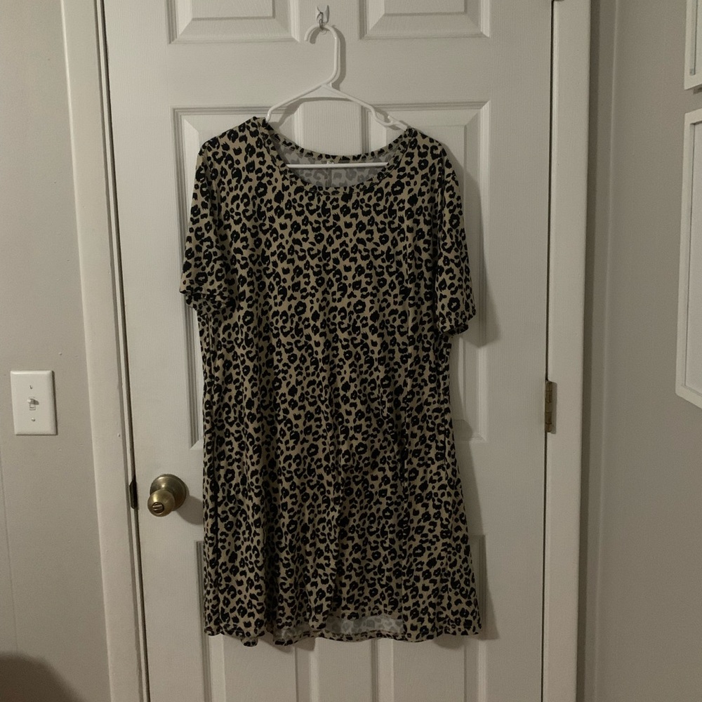 Animal Print Dress 2XL